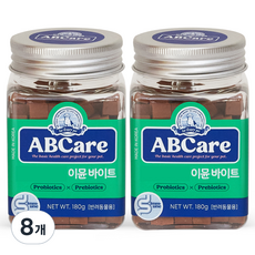 에이비씨케어 반려동물 바이트 영양제, 180g, 장건강/유산균, 8개