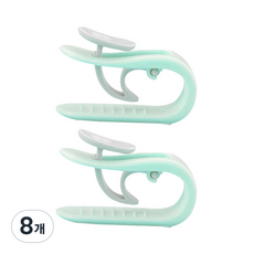 엘케이에이치 밀림방지 이불 고정 집게, 그린, 8개