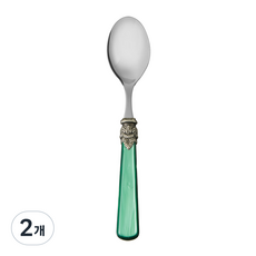 EME 나폴레옹 커트러리 테이블스푼, 펄 그린, 단품, 2개