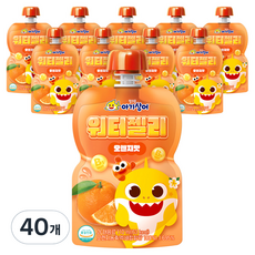 ATEX 碰碰狐鯊魚寶寶水凍, 40個, 橙味, 110毫升