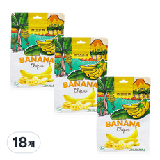 LAFOOCO 香蕉片, 100g, 18個