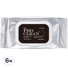 토니모리 프로클린 소프트 클렌징 티슈, 50매입, 6개