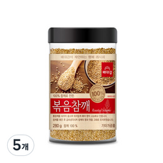 Baedaegam 焙炒芝麻, 280g, 5個