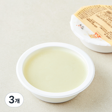 짱죽 냉장 초기 5개월부터 이유식 사과미음, 140g, 3개