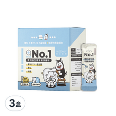 nu4PET 陪心寵糧 機能Plus 專利益生菌牙齦保健粉 1.5g, 30包, 牙齦保健, 3盒