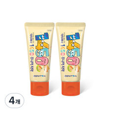 제니튼 닥터제니 1450 고불소 주니어 치약 오렌지향, 60g, 4개