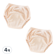 Bebeniz 嬰兒簡單網眼內褲 2p, 淺褐色, 4個