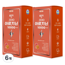 닥터스원 힐링티 아르기닌 10000 부스터 자몽레몬맛 ZERO, 180g, 6개