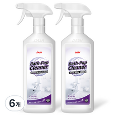 DASH 배쓰팝 욕실청소세제, 750ml, 6개