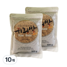 귀리쌀, 500g, 10개
