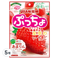 유하미카쿠토 푸쵸 딸기 캔디, 5개, 65g