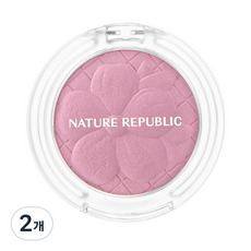 NATURE REPUBLIC 烘烤腮紅 5g, 2個, 05 牡丹紫