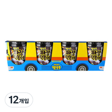 Pororo 淘氣小企鵝 炸醬炒年糕即食杯, 440g, 3組