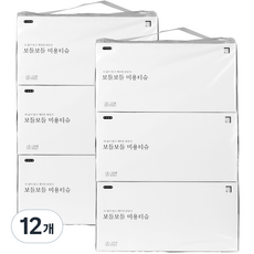 살림백서 보들보들 미용티슈 2겹 250매, 12개, 1개입