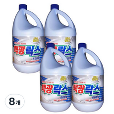 트레펑 백광 락스, 8개, 4L