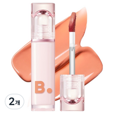B.by BANILA 光澤薄紗唇釉 3.8g, CR01 蜜桃貝殼, 2個