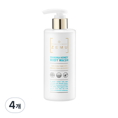제무 마누카 허니 바디워시, 4개, 300ml