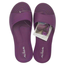 LASSLEY 蕾絲妮 AllClean環保室內/浴室拖鞋, EVA材質, 台灣製, 紫色