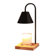 橡木融蠟燈 鐵藝電鍍 BS006 GU10鹵素燈, 黑色