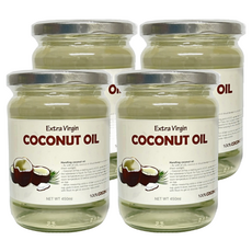 엑스트라 버진 코코넛오일, 450ml, 4개