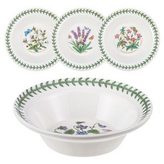 PORTmeIRION 波特玫琳恩 Botanic Garden麥片碗 D型, 隨機出貨, 4個