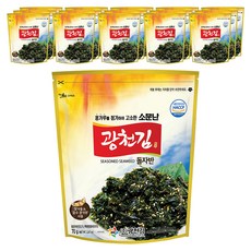 광천김 소문난 광천 돌자반, 70g, 16개