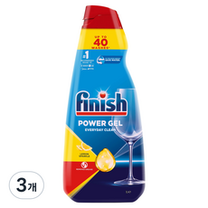 피니시 젤 레몬 세제, 1L, 3개