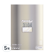 Formtec 條碼用光澤電腦標籤 62.7 x 30.1 mm LA-3104, 27格, 100張