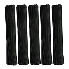 曼德哈比 彩色細毛根鐵絲, 500個, 黑色