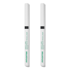 INNISFREE 自然簡約防水眉筆 0.1g, 01 Black, 2支