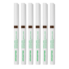 이니스프리 심플라벨 워터프루프 펜슬라이너 0.1g, 3 초코 브라운, 6개