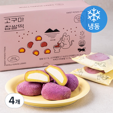 쿠캣 고구마 찹쌀떡 (냉동), 40g, 12개입, 4개