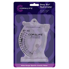 Coralife 珊瑚皇 DEEP SIX 廣範圍海水鹽度比重計 測試範圍：為1.000到1.032, 1個