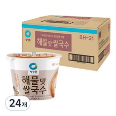 청정원 해물맛 쌀국수, 92g, 24개