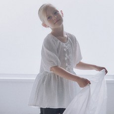 ROANJANE 泡泡紗夢境女童襯衫