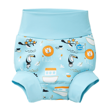 Splash About Happy Nappy 3D游泳尿布褲 方舟歷險記 皮料厚度1MM 防止便便外漏, XL, 1件
