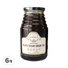 다미즐 흑당 생강차, 1kg, 6개