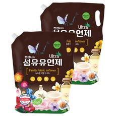 컨센서스 섬유유연제 농축형 리필 베이비로션, 2.05L, 2개