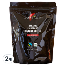 MOUNT HAGEN 即溶咖啡 補充包, 2個, 1件, 200g