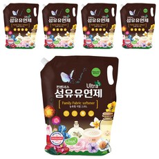 컨센서스 고농축 패밀리 섬유유연제 베이비로션 향 리필, 2.05L, 5개