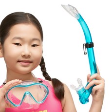 兒童矽膠浮潛套組 BN-607, 水藍色