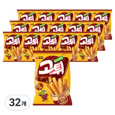 농심 바삭츄리 고튀 과자, 90g, 32개