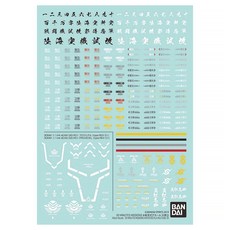 BANDAI 1/144 水貼紙 通用3 組裝模型, 1個