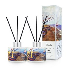 디스이즈명화 디퓨저, 퓨어코튼, 120ml, 2개