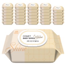 코멧 아기물티슈 샤인 캡형, 40g, 100매, 30개