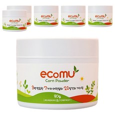 Ecomu玉米粉, 80g, 6個
