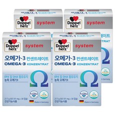 도펠헤르츠 오메가3 컨센트레이트, 4개, 27.7g