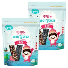 Pure Eat 幼兒海苔夾心脆片, 穀物風味, 20g, 2包