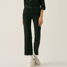 지센 여성용 폴리 트윌 져지 부츠컷 팬츠 LCPTN821