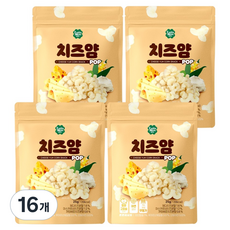 룰루맘 치즈얌 과자, 25g, 16개, 치즈맛